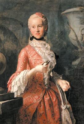 Pietro Antonio Rotari Portrait of Marie Kunigunde of Saxony (1740-1826), Abbess of Thorn and Essen, daughter of Augustus III of Poland china oil painting image